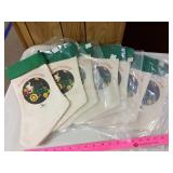 (7) John Deere happy holidays stockings