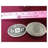 John Deere ornament and John Deere belt buckle