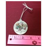 John Deere 1997 pewter Christmas ornament