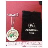 John Deere 2000 pewter Christmas ornament