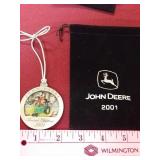 John Deere 2001 pewter Christmas ornament