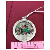John Deere 2002 pewter Christmas ornament