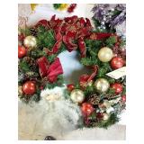 25 inch diameter Santa Claus Christmas wreath