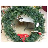 52 in diameter light up Christmas wreath