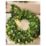 18 inch green Christmas wreath
