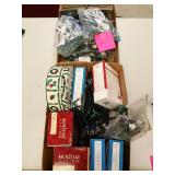 (2) boxes of indoor outdoor lights clear red and