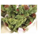 Long artificial greenery