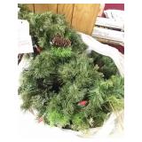 Long artificial greenery