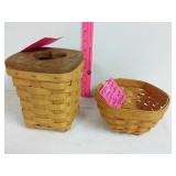 Longaberger small spoon and other basket no liner