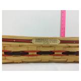 Longaberger basket. 2001-2002 Colonel Richardson