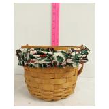Longaberger basket with garter