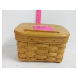 1997 Longaberger recipe basket with lid