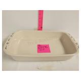 Longaberger baking pan. Blue