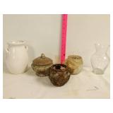 Decorative vases and jars