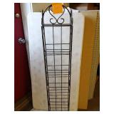Wire rack. 50" tall. 9" wide and 5 1/2" deep