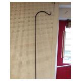 Wire basket holder. 85" tall