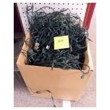 Box of Christmas lights