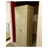 Plastic shelf cabinet