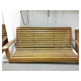 67" long porch swing. Chains not included