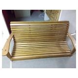 67" long porch hanging swing