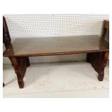 Short end table with glass top