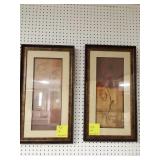 2 framed wall art