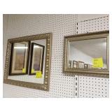 (2) framed mirrors
