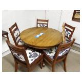 Table with 5 chairs