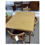 Table with 4 chairs
