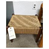 Rope woven stool