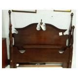 Full size bed. Frame included