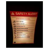 John Deere safety light up sign