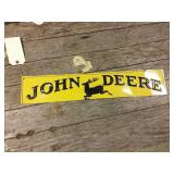 John deer tin sign