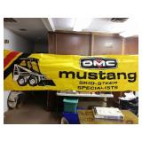 Mustang skid steering paper sign
