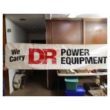 DR power equipment vinyl sign