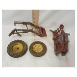Massey Harris tractor parts and front loader