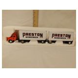 Preston the 151 line truck and dual trailer metal