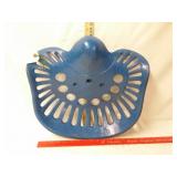 Blue tractor seat. 15x16