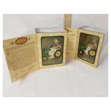 (2) John Deere Mrs. Claus ornaments
