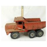 Buddy L Red metal dump truck
