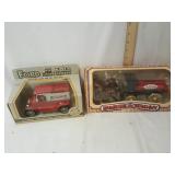 2 diecast banks. (1) 1913 model t delivery and