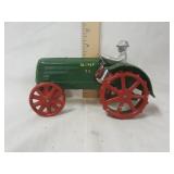 Oliver 70 cast iron tractor and man