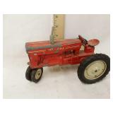 True scale tricycle front end tractor