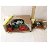 1/16th & 1/32 scale John Deere overtime tractors.