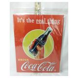 Coca-Cola tin sign 12 1/2" x 16"