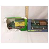 (2) John Deere diecast banks