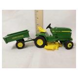 1/16th scale John Deere riding lawn more and
