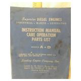 Superior Diesel engines instruction manual Model