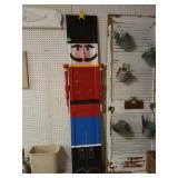 Wooden soldier louvered door art handcrafted