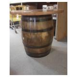 Barrel table 55 gallon stained sealed AWESOME!!